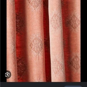 Anthropology Jacquard Chenille Curtains